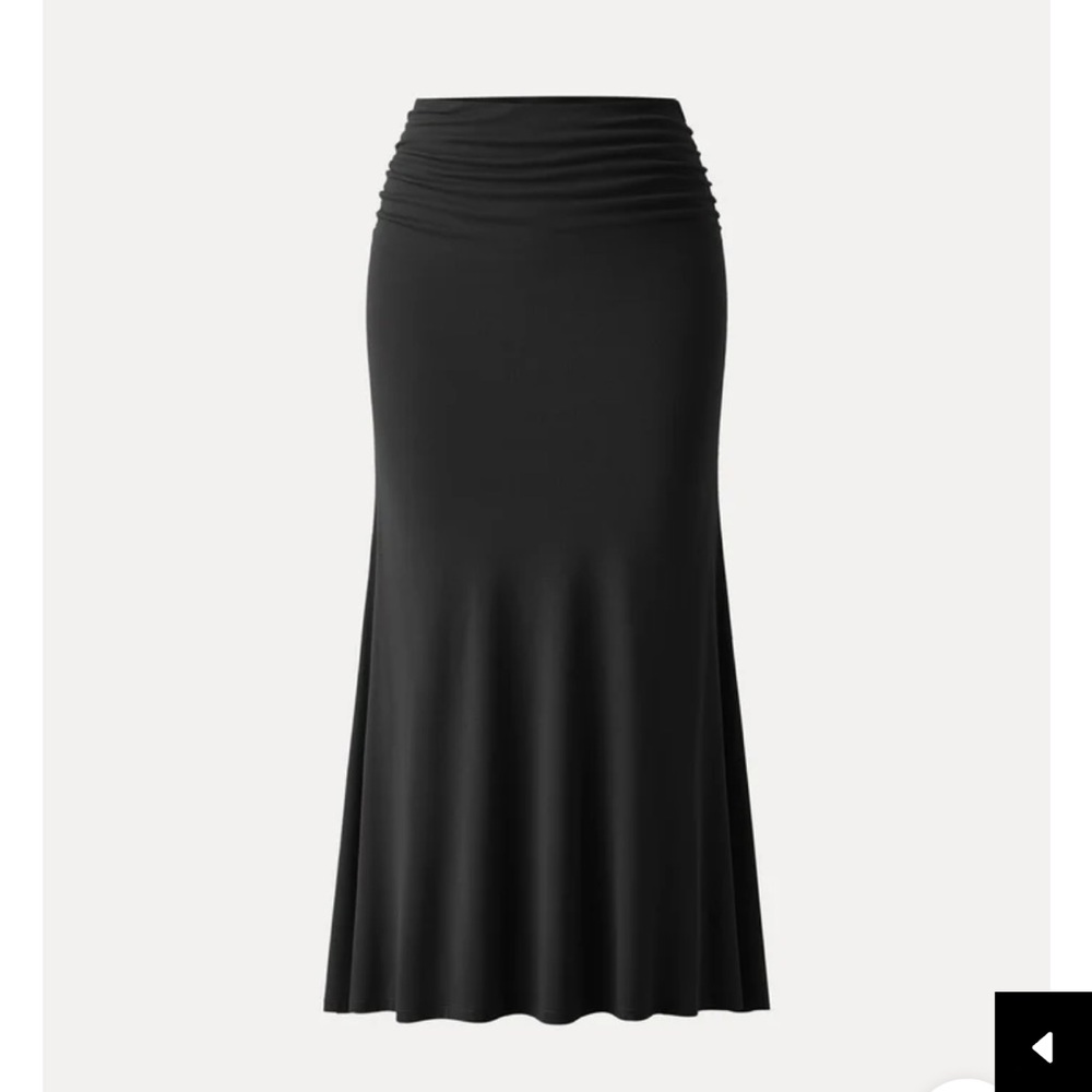 Elegant Black Maxi Skirt
